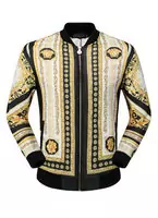 homem jaqueta versace long sleeve sweater luxe aristocratic